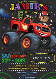 Let me know if you'd like to change wording. Blaze And The Monster Machines Chalkboard Invitations Blaze And The Monster Machine Blaze Birthday Party Blaze Birthday