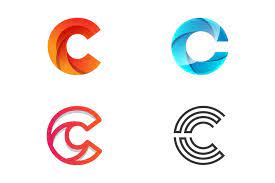 Letter C Monogram Set Logo Design Vector 807158 Logos Design Bundles In 2021 Logo Design Lettering Monogram Logo