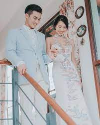 Beautiful Embroidered Qipao Wedding Gown Melissa Celestine Koh Melissackoh Cheongsam Wedding Qipao Wedding Asian Wedding Dress