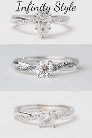 Infinity Style Diamond Engagement Rings Diamond Wedding Sets Diamond Wedding Rings Sets Wedding Ring Bands