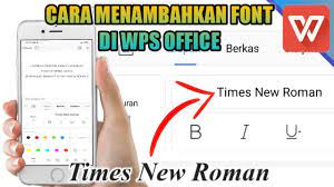 Download font times new roman microsoft word android. Cara Menambahkan Font Times New Roman Di Wps Office Android Youtube