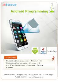 Android Programming At Istepup Services Android Application Development Application Android Android Programming