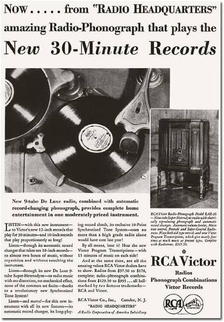 RCA Program Transcription long-playing records 1930s Archives - 78 rpm  Records, Cylinders, and Recording Industry History