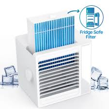 Portable air conditioners are very easy to install, with a venting hose that's placed in a window to remove warm air and side expansion pieces designed to accommodate. Brizer Glacier Mini Ac Portable Air Conditioner For Small Room Indoor Personal Air Cooler Portable Water Cooling Ac Portable Ac Evaporative Cooler For Desk Or Bedside Walmart Com Walmart Com