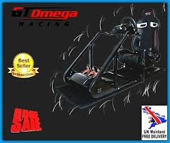 Video Gaming Racing Simulator Cockpit Driving Reclining Chair Bucket Seat Car Rs