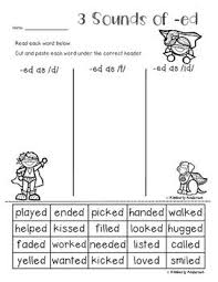 Superheroes 3 Sounds Of Ed Card Sort And Worksheet Suffix Ed Practice Word Work Stations Suffix Ed Super Teacher Worksheets
