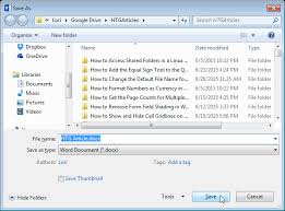 Document.title may return an empty string and setting document.title may have no effect. How To Change The Default File Name Used When Saving Word Documents