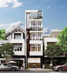 Mẫu nhà ống 4 tầng 1 tum - Xu hướng thiết kế nhà phố - IGcons