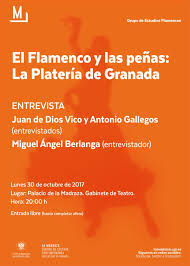 El 30 10 11 17 A Las 20 00 Horas En Lamadraza El Flamenco Y Las Penas La Plateria De Granada Miguel Angel Berlanga F Entrevista Musica Antigua Penados