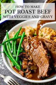 Slow Cooker Roast Beef Tender Roast Beef Mashed Potatoes Vegetables And A Rich Meaty Slow Cooker Roast Beef Slow Cooker Roast Roast Beef And Mashed Potatoes