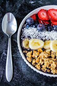 Why is granola so bad for you? Berry Acai Bowl Lean Green Nutrition Fiend Recipe Acai Bowls Recipe Acai Berry Bowl Raw Food Recipes