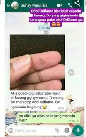 Karang Gigi Copot Karena Odol Oriflame Wahedah Oriflame Facebook