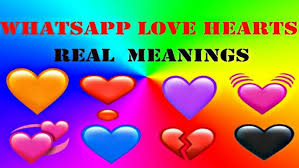 Whatsapp Love Hearts Emojis Real Meanings Jbncreations Youtube