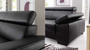 Sofa leder couch designersofa parma dreisitzer modern luxus mega ledersofa led. Sofa Santiago Dreisitzer In Leder Schwarz Mit Funktion 226