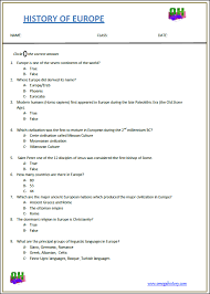 Worksheet will open in a new window. Facts About The History Of Europe Printable Worksheets For Students Kids Pdf Printable Worksheets Kids Worksheets Printables History