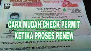 Former / expired work permit (general & professional) under another company. Cara Mudah Check Permit Plks Yang Tengah Sambung Youtube