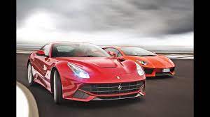 F12 vs aventador vs aston vanquish: Ferrari F12 Berlinetta Vs Lamborghini Aventador Youtube