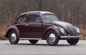 Image result for Bordeaux Red 1950 Beetle
