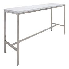 630 results for pub table sets. Verona White Marble Steel Modern Bar Table By Nuevo Eurway