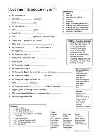 Let Me Introduce Myself For Adults Worksheet Free Esl Printable Worksheets Made By Tea How To Introduce Yourself Getting To Know You This Or That Questions