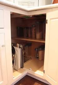 44 Ideas Kitchen Corner Cabinet Solution Spaces Corner Kitchen Cabinet Corner China Cabinets Kitchen Corner