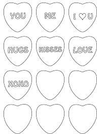 6 free printable heart templates