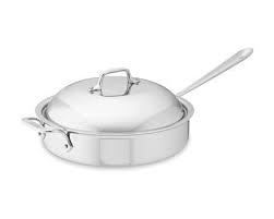 All Clad D3 Tri Ply Stainless Steel Pan Roasting Pan With Domed Lid Stainless Steel Pans Stainless Steel All Clad