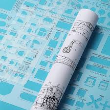 Included is a 8x11 graph paper with architectural project title block. Office Products House Plan Template 1 4 Scale Interior Design Template Template Architecture Kit Furniture Template Drafting Tools And Supplies Drawing Template Kit Sooez Architectural Templates Teaching Materials