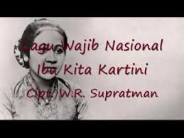 Soepratman yang biasa dinyanyikan saat hari kartini. Lirik Lagu Ibu Kita Kartini Wage Rudolf Supratman