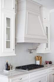 White chevron marble backsplash tile. Considering A Natural Stone Backsplash In The Kitchen Read This First Designed
