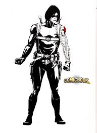 Includes winter soldier, bucky barnes, marvel's falcon, and peggy carter colouring pages as well. Exclusive The Winter Solider Gets Redesign In Comics To Match The Captain America The Winter Soldier Movie Look
