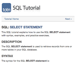 Sql Tutorial Explains How To Use The Sql Select Statement Sql Tutorial Sql Syntax
