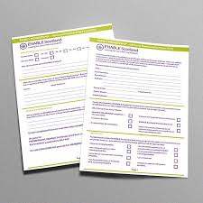 Family Membership Form An Application Form Design For Enable Scotland S Family Membership It S For Families Who Want To Be A Member Of The Enable Organisation