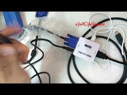 ब न Tv Tuner Monitor म Tv क स चल य How To Use Hdmi To Vga Cable Youtube Hdmi Smart Tv Vga