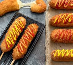 Korean Hot Dogs Resep Ide Makanan Resep Hot Dog Makanan Dan Minuman
