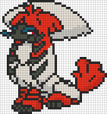Furfrou Kabuki Trim Perler Bead Pattern | Bead Sprites | Characters Fuse  Bead Patterns