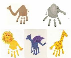 1001 Ideen Fur Tolle Handabdruck Bilder Die Ihnen Und Ihren Kindern Sehr Gut Gefallen Werden Handabdruck Bilder Bastelideen Kinder Elefant Basteln