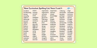 You can support kids' spelling skills with this guided lesson that features targeted instruction there are silent letters lurking in every word, and this exercise will help students learning how to spell by shining a spotlight on them. Year 3 Spelling Words National Curriculum Spelling List