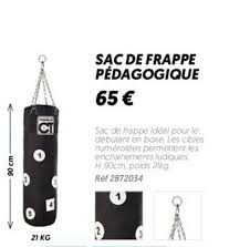 Minimum 2 ans de garantie. Offre Sac De Frappe Pedagogique Chez Decathlon