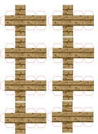 Papercraft A Lot Of Mini Wood Minecraft Printables Minecraft Templates Minecraft Blocks