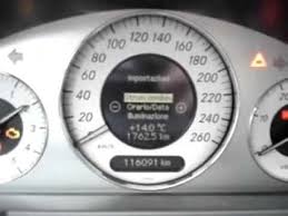 Regolazione Dell Ora Su Mercedes Classe E W211 Youtube