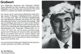 Freiburger FC Jubiläum
