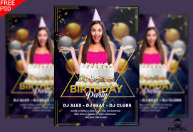 Order early to get flyers shipped today. Birthday Flyer Psd Template Psddaddy Com