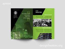 Free Black And Green Company Profile Indesign Template Company Profile Template Indesign Templates Company Profile