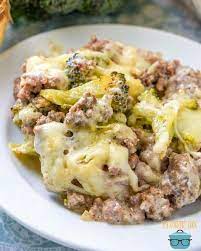 Low Carb Cheeseburger Broccoli Casserole Video Recipe Low Carb Cheeseburger Casserole Recipes Hamburger Casseroles Recipes