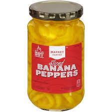 Sweet and spicy and perfect on top of pizza. Sliced Hot Banana Pepper Rings 12oz Market Pantry Target