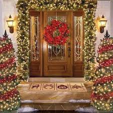 Decorating Landscaping Ideas Small Front Yard Led Christmas Lights Outdoor Christm Front Door Christmas Decorations Christmas Door Decorations Christmas Lights