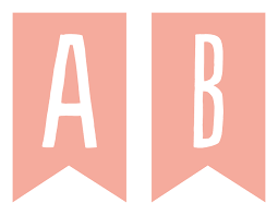 These jpg and pdf printable banner templates are easy to print and. Peach Banner Pdf Printable Banner Printable Banner Letters Free Printable Banner