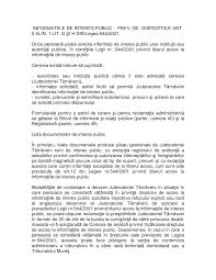Accesul la informaţiile de interes public. Http Portal Just Ro 323 Siteassets Sitepages Informatii Informatiile 20de 20interes 20public Pdf