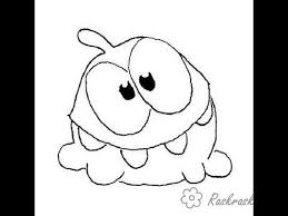 Om nelle is the female counterpart of om nom. Coloring Pages On Games Free Coloring Pages Online Print
